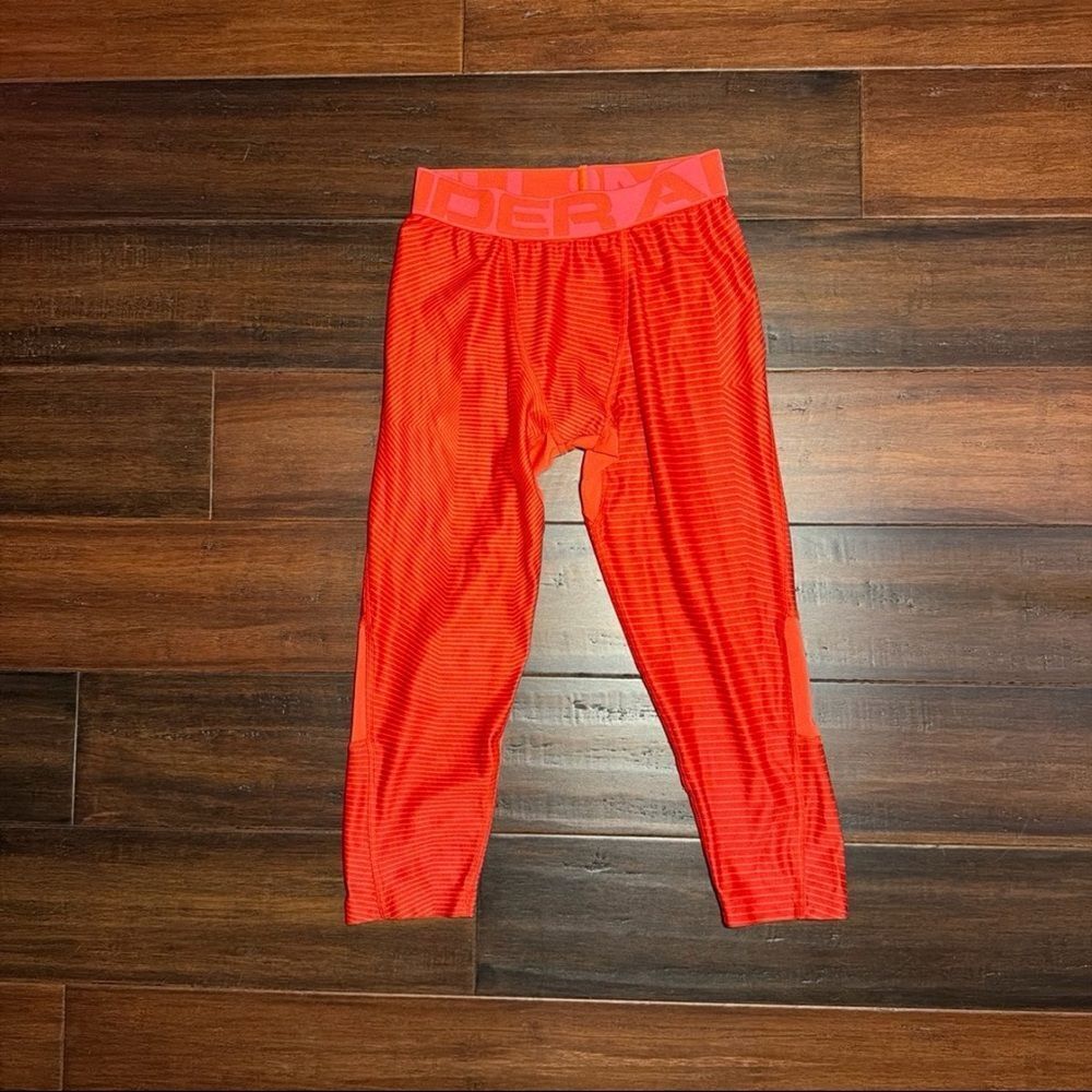 Under Armour Boys 3/4 Length Compression Leggings